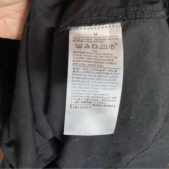 Banana Republic Trench Dress Jacket Black NWT Sz M - Picture 8 of 9